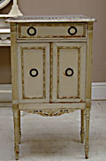 French antique Louis XVI style bedside table